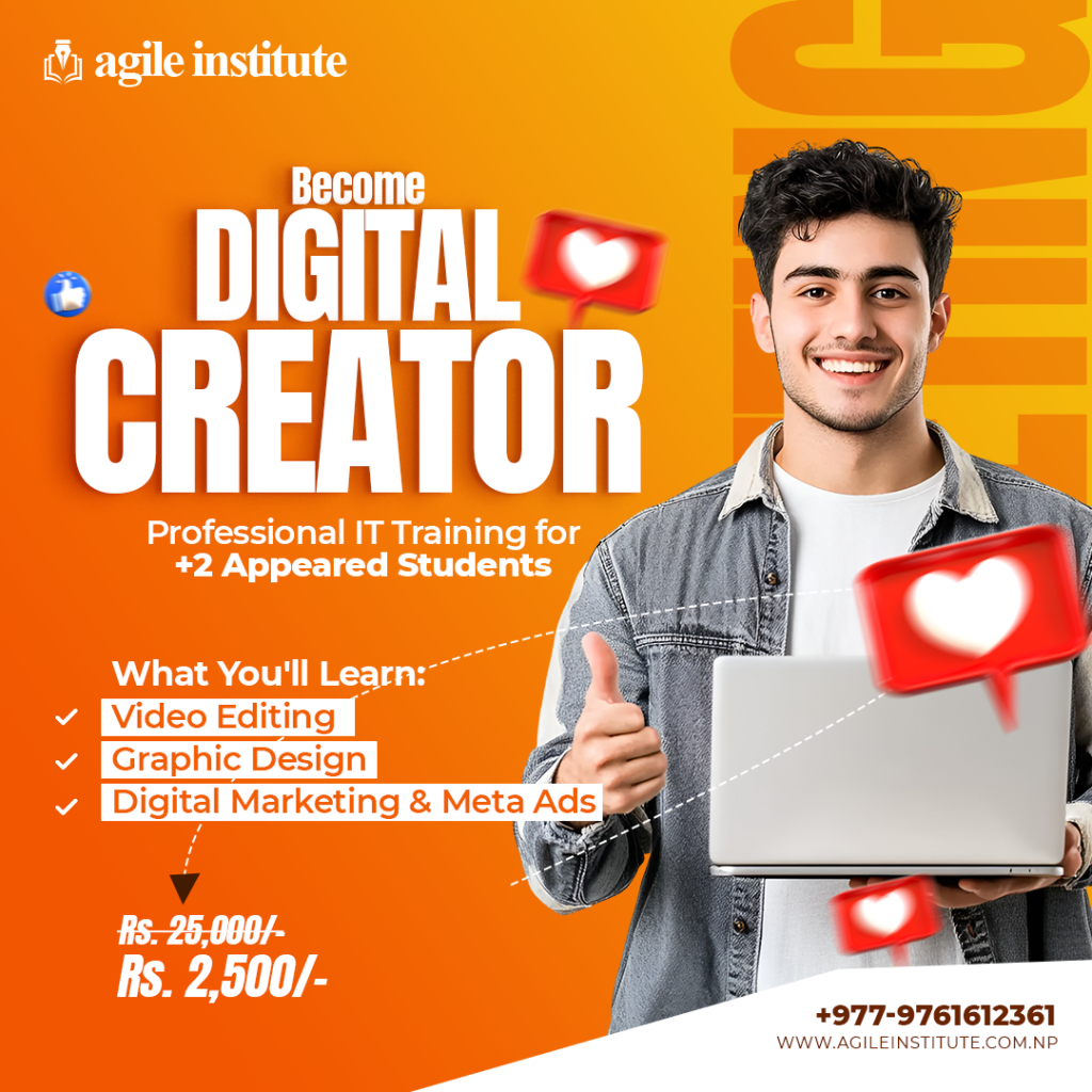 Become Digital Creator – Graphics Design, Video Editing & Digital Marketing