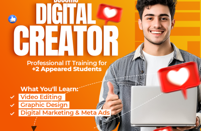 Become Digital Creator – Graphics Design, Video Editing & Digital Marketing