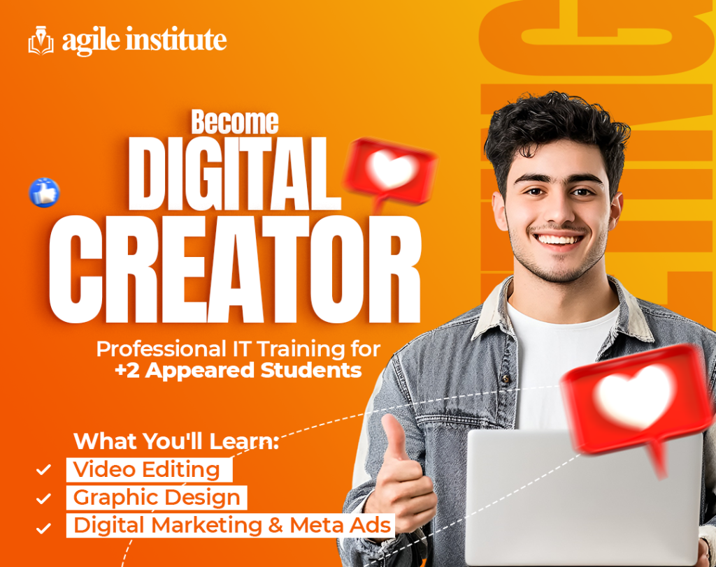 Digital Creator – Graphic Design Video Editing and Digital Marketing